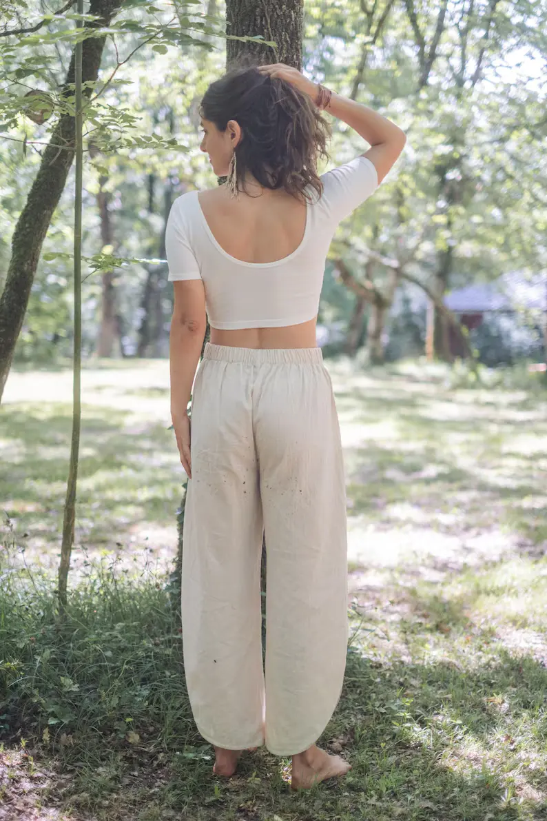 crop top reversível, macio