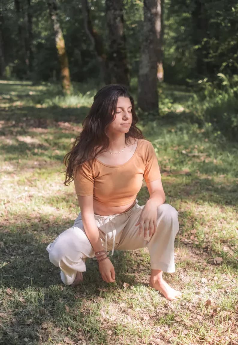 crop top reversível, areia